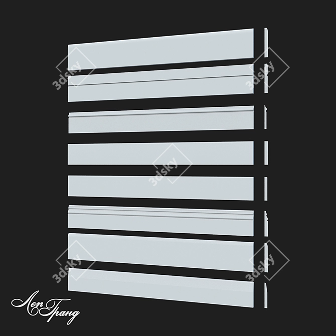 Customized Floor Skirting LeGrand 3D model image 1
