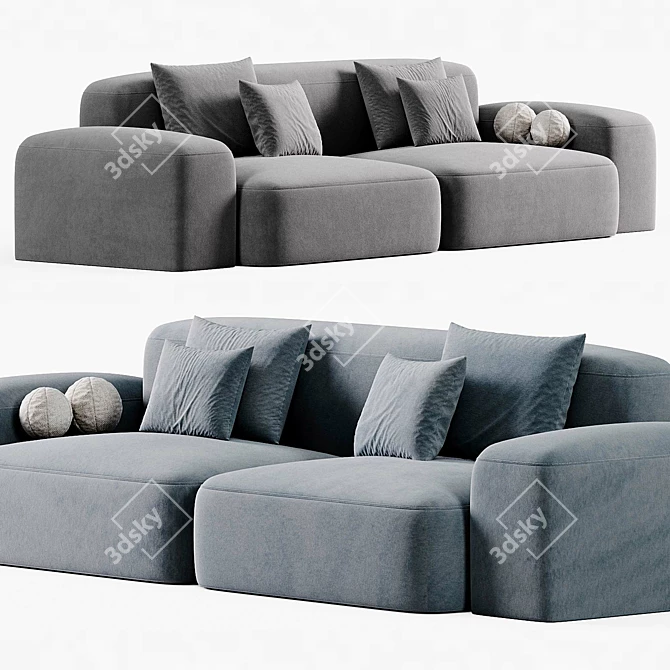 Modern Cupen Sofa by Artipieces 3D model image 2
