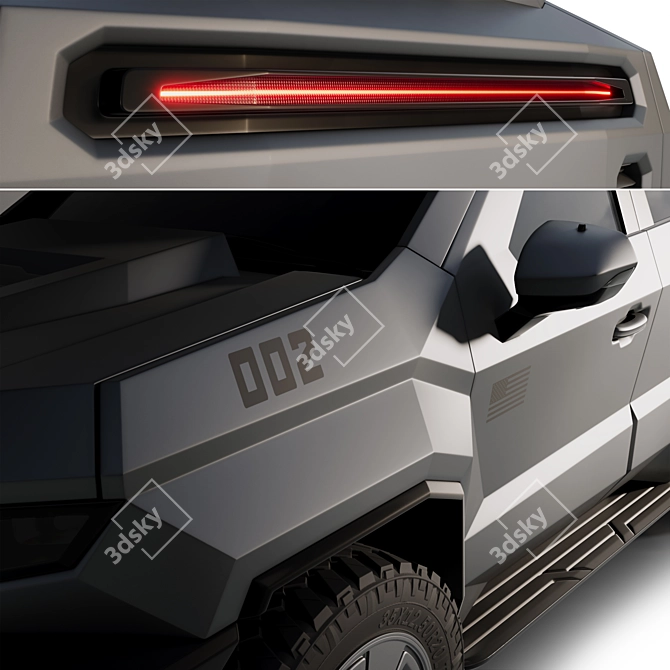 Sleek Rezvani Vengeance Model 3D model image 5