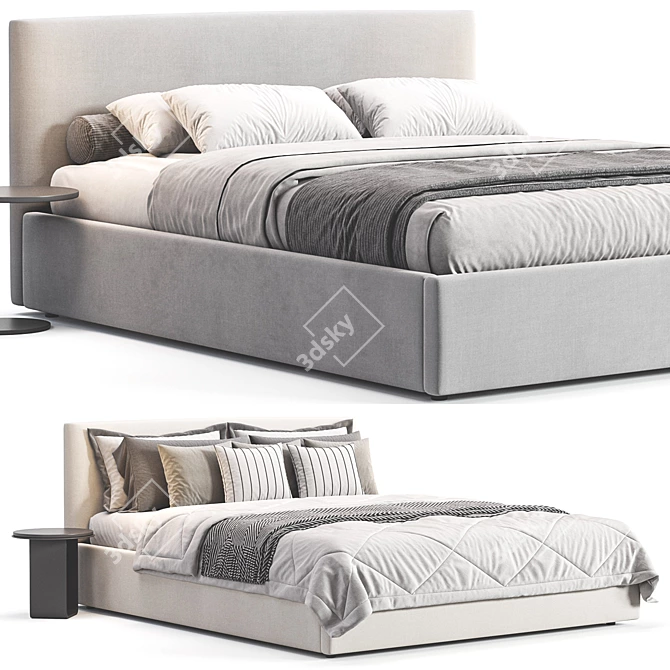 Contemporary Haven Bed 2015 Version 3D model image 1