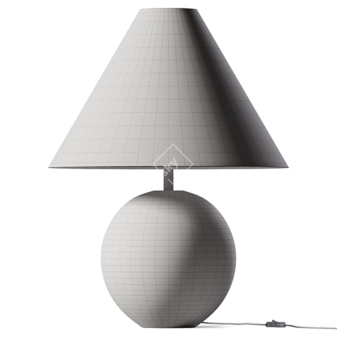 Modern Arrow Table Lamp 3D model image 2