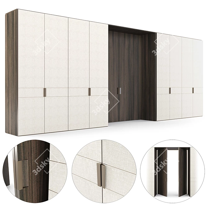 Poliform Pivot Door Wardrobe 01 3D model image 1