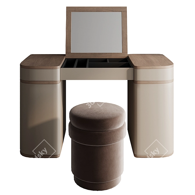 Luxury Vanity Table YAMA 3D model image 2
