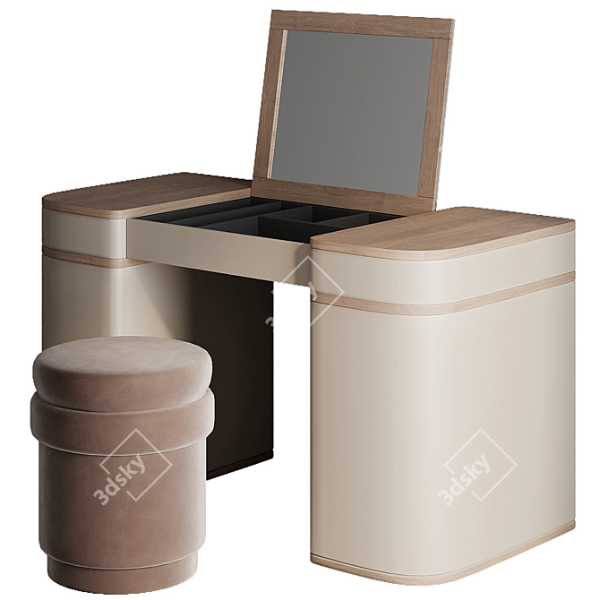 Luxury Vanity Table YAMA 3D model image 4