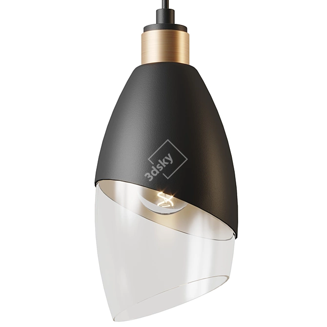 Abstract Art Inspired Modern Lighting 3D model image 3