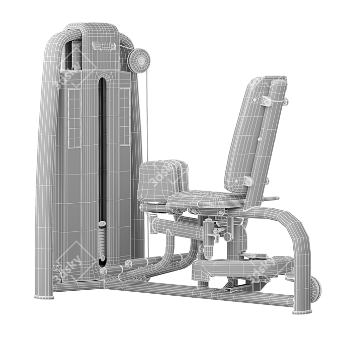 Technogym Selection 700 Ab-Abductor 3D model image 4