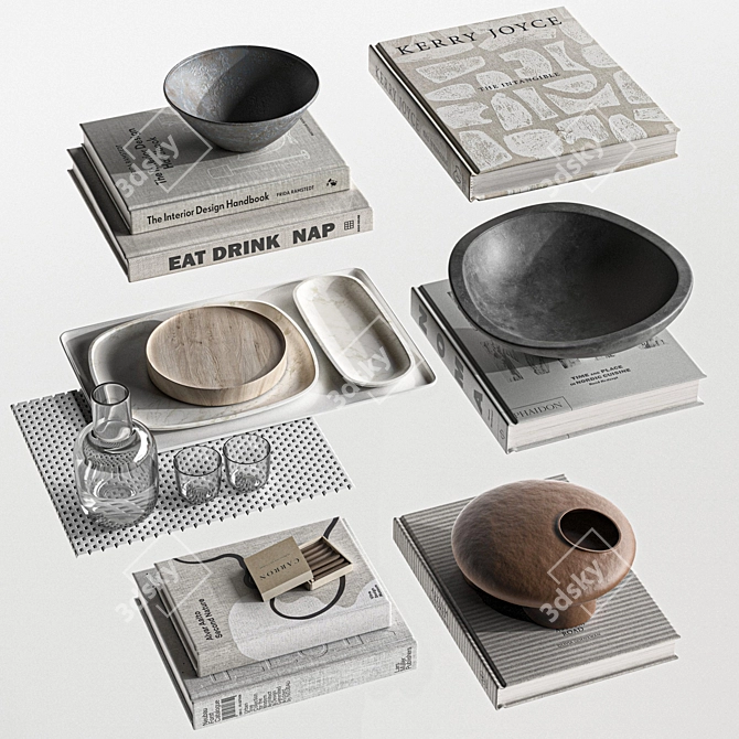  Multi-Format 3D Decor Set 3D model image 2