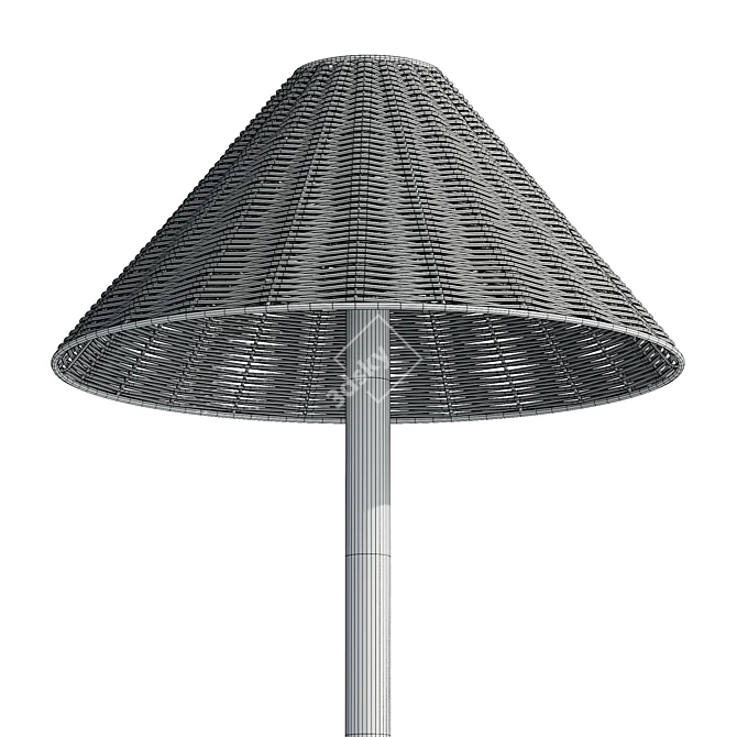 Renae UV-Unwrapped Floor Lamp 3D model image 6