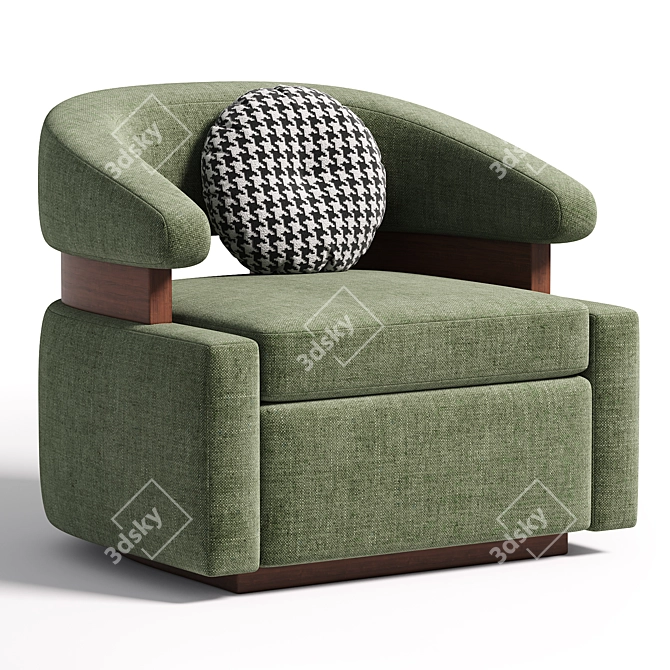 Modern Vienna Way Club Chair 3D model image 3