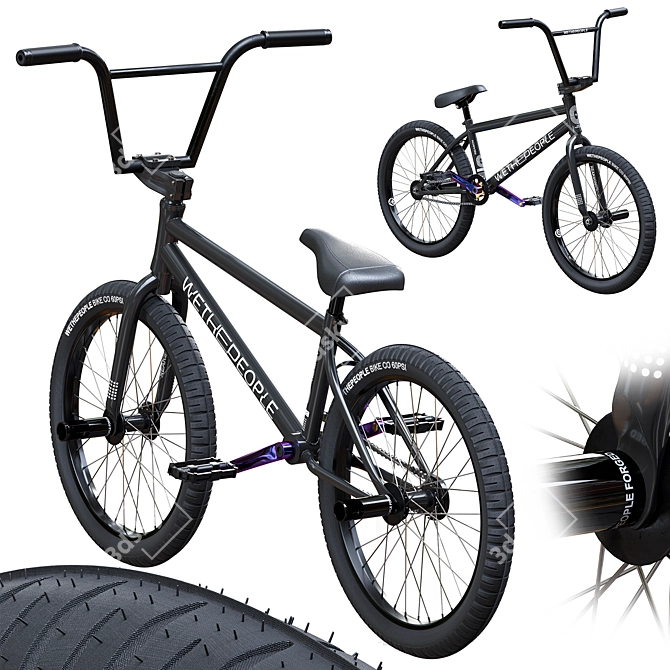 Stylish 2015 Reason Bikes Model 3D model image 5