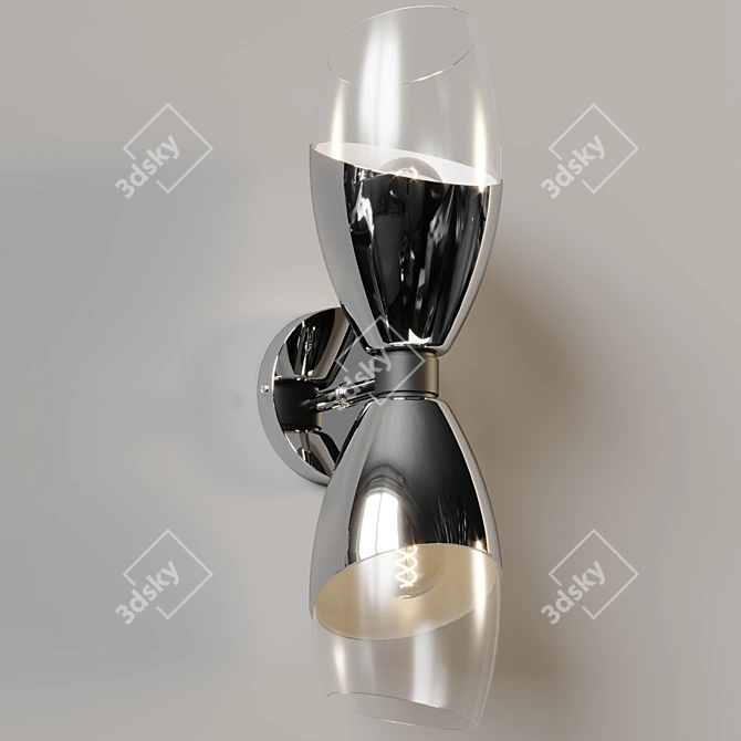 Modern Art Inspired Wall Lighting 3D model image 2