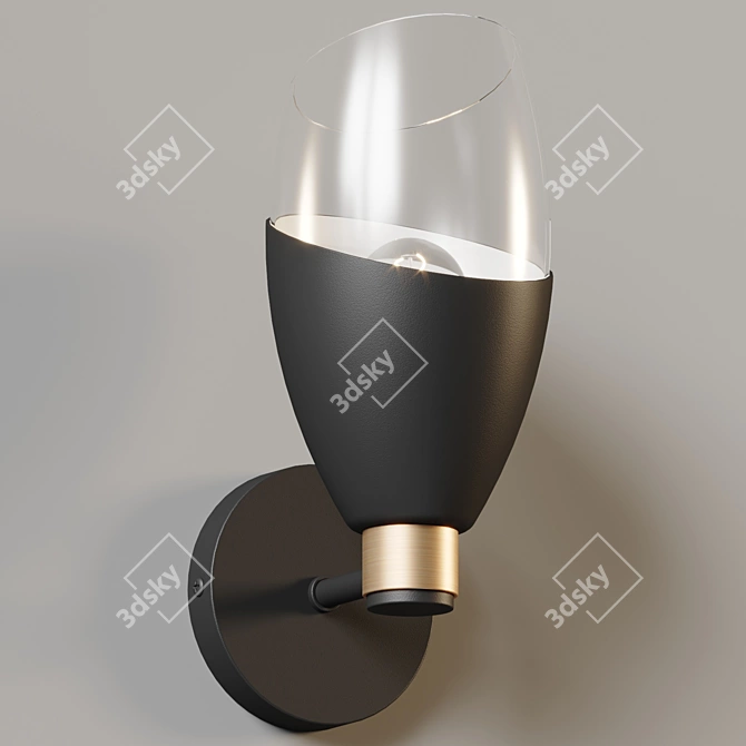 Modern Art Inspired Wall Lighting 3D model image 3