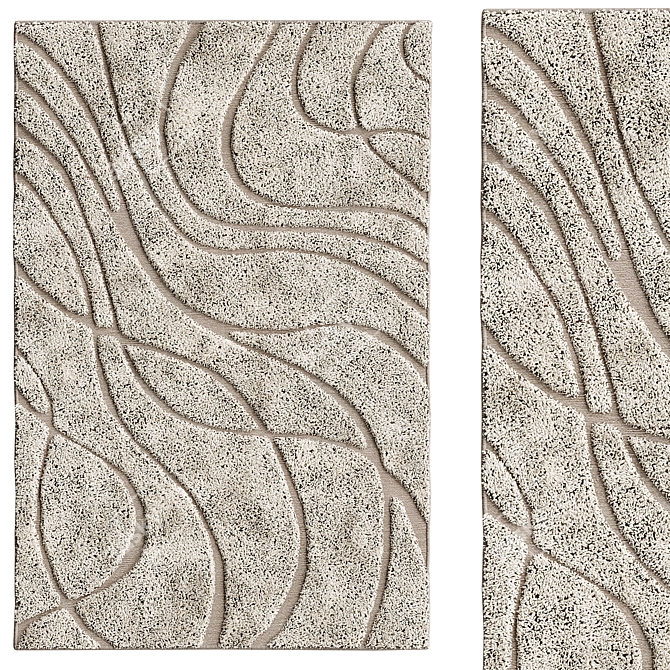 Luxurious Florida Shag Rug 3D model image 1