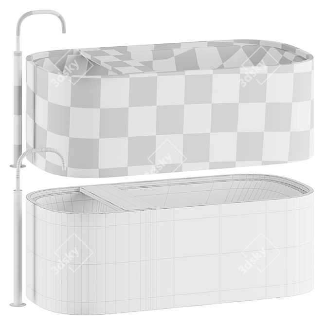 Pitom Bun Stone Bath 3D model image 3