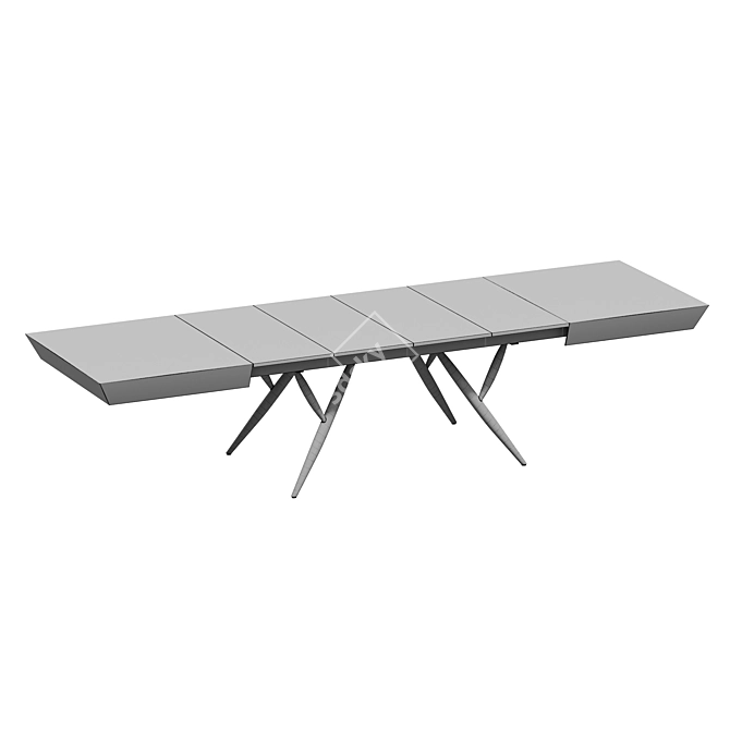 Foldable Dining Table Eleonora 3D model image 2