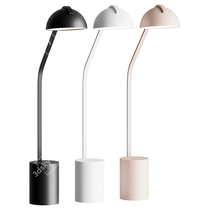  Half Dome Overhang Motion Lamp 3D model image 2