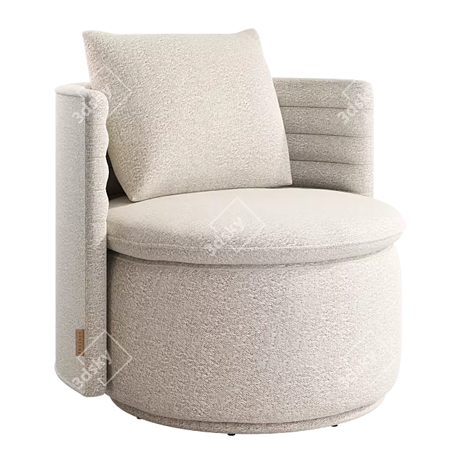 Swivel Chair Dantone Home Cole 3D model image 1