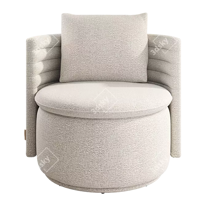 Swivel Chair Dantone Home Cole 3D model image 2