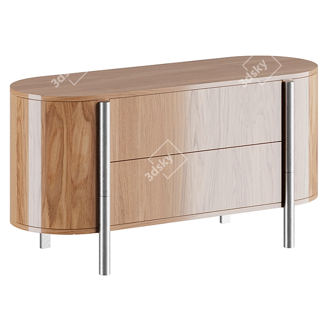 Tarantino Drawer Chest Lorenza Bozzoli 3D model image 3