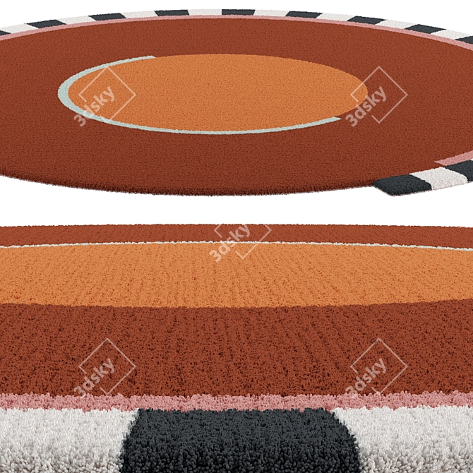 Disco Carpets Collection by Claude Cartier 3D model image 2