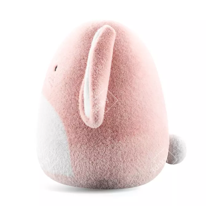 Snuggly Bunny Plush Toy 3D model image 15