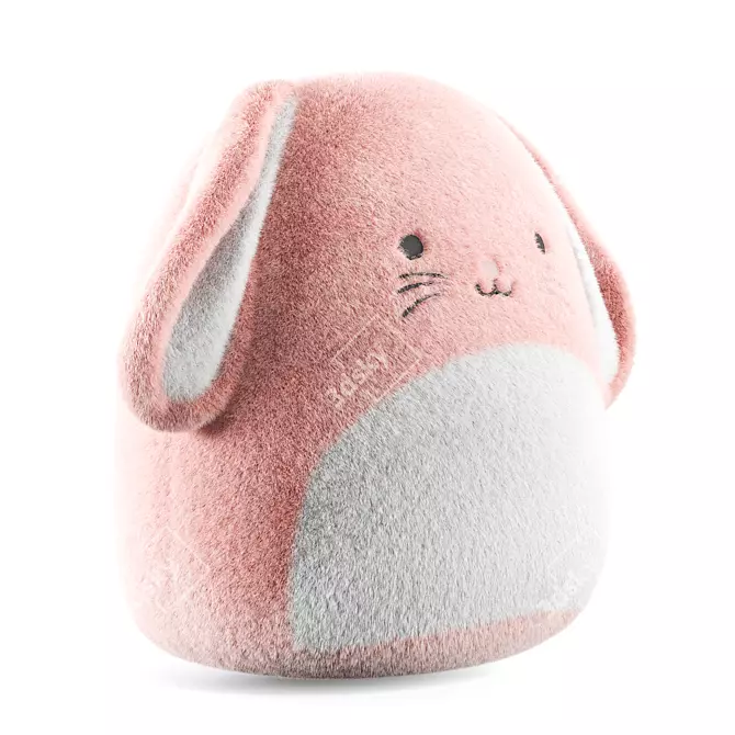 Snuggly Bunny Plush Toy 3D model image 21