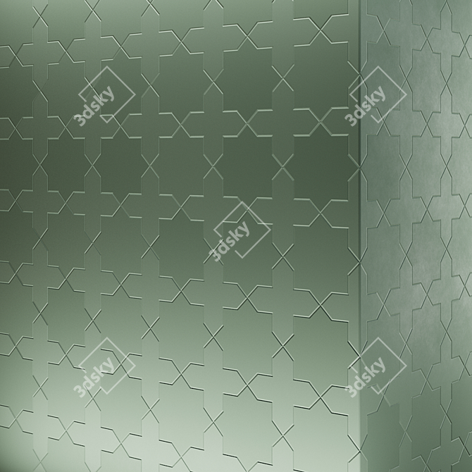 Porto Seamless Texture Tile Set 3D model image 3