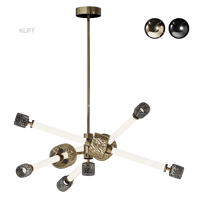 KLIFF 1000/1080mm Chandelier Fixture 3D model image 1