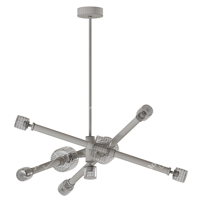 KLIFF 1000/1080mm Chandelier Fixture 3D model image 4