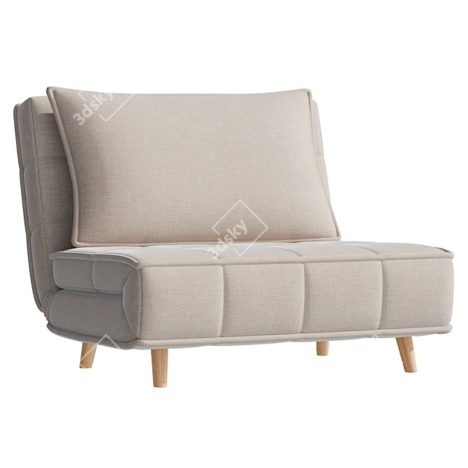 Convertible Sofa Chair, Art Leon 3D model image 1