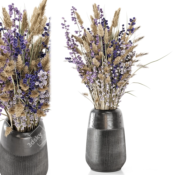 Exquisite Dry Plants Collection 3D model image 1