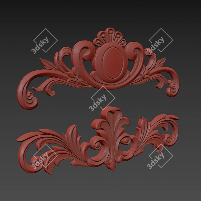 Ornament 102 Modeling Kit 3D model image 6