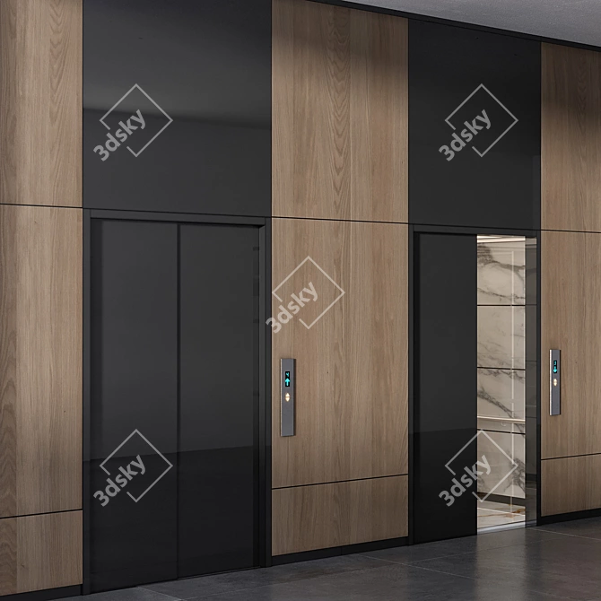 Advanced Elevator Model Ready for V-Ray/Corona 3D model image 2