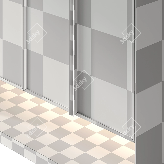 Modern Entryway Furniture Composition 3D model image 7