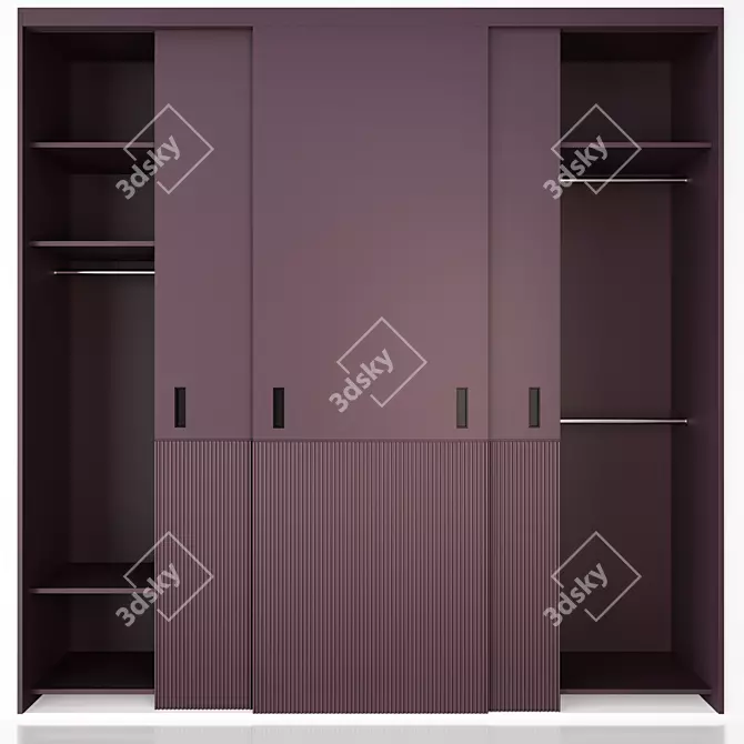 Brooks Wardrobe Closet 3D model image 2