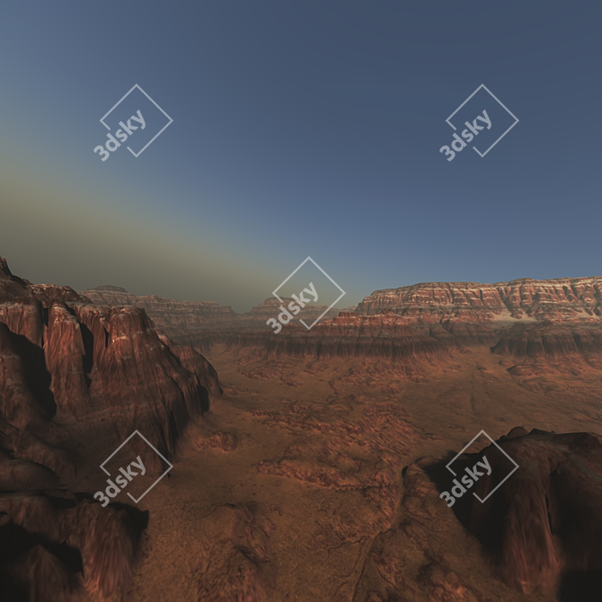 Canyon Land N12 3D Model 3D model image 7