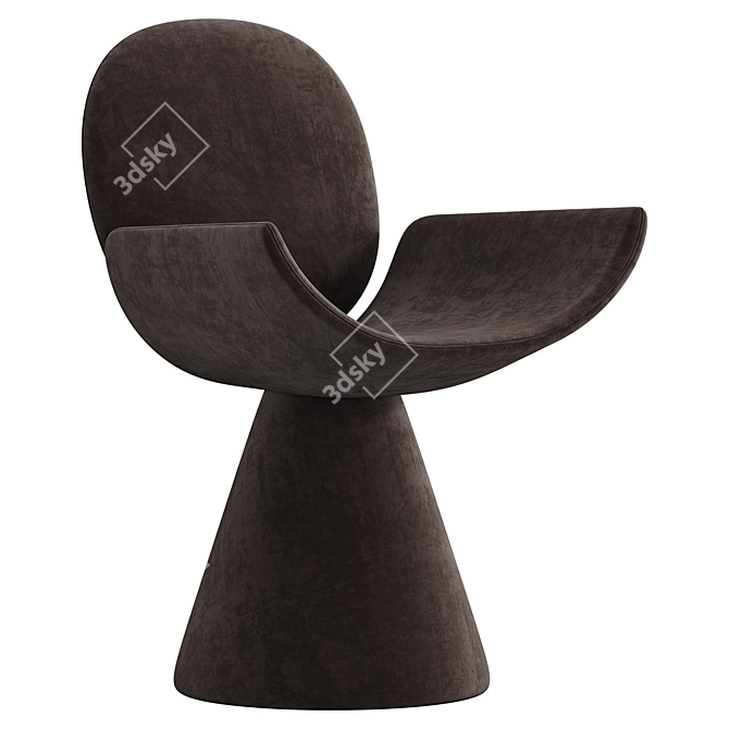 Sleek Youpi Chair by Bonaldo 3D model image 4