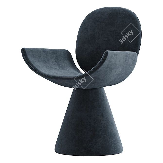 Sleek Youpi Chair by Bonaldo 3D model image 5