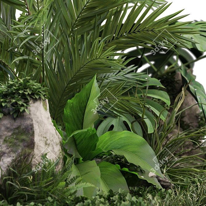  Verdant Foliage Collection 1026 3D model image 3