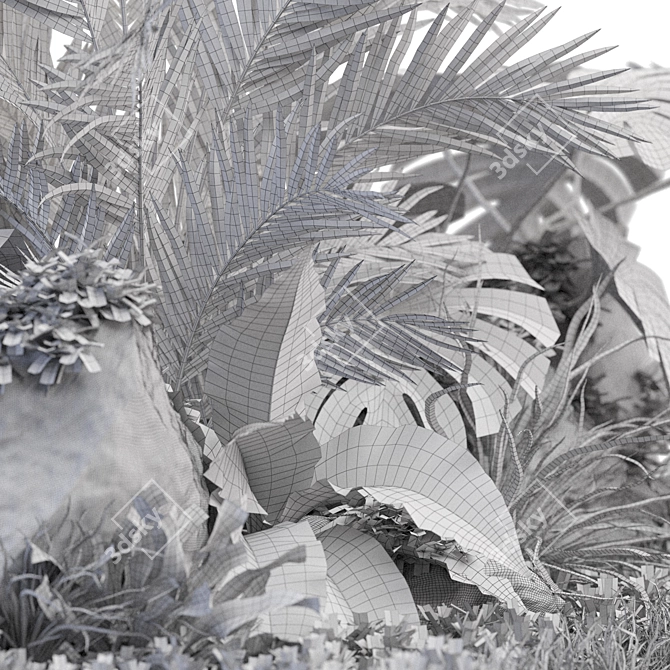  Verdant Foliage Collection 1026 3D model image 5