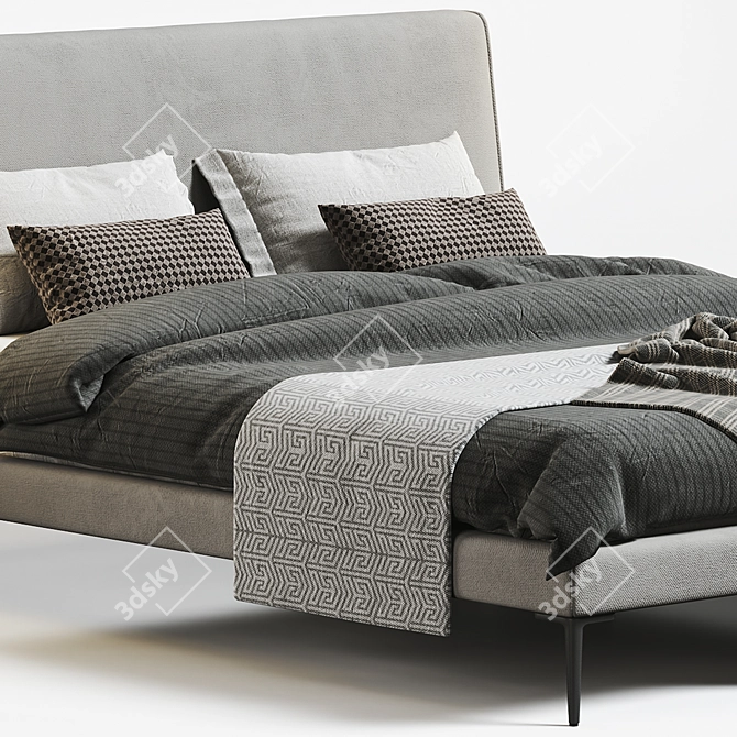  Stylish BoConcept Arlington Bed 3D model image 2