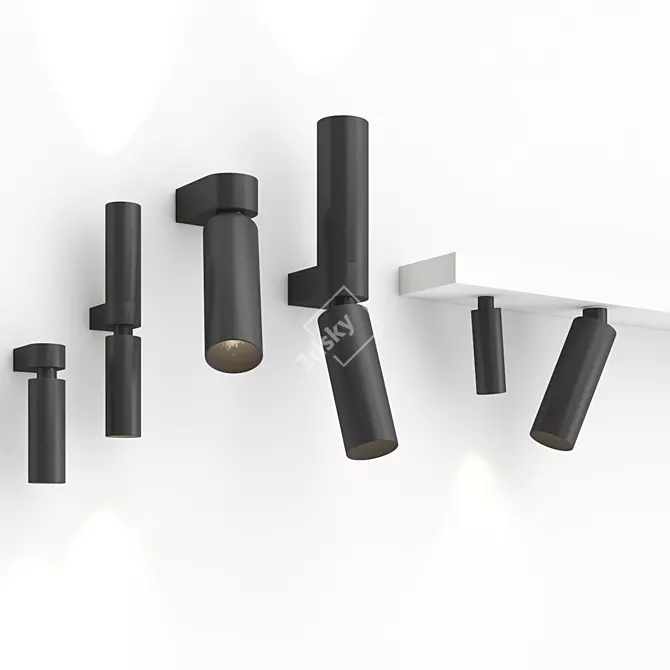 Versatile LED Spotlight C1 by Flos 3D model image 1