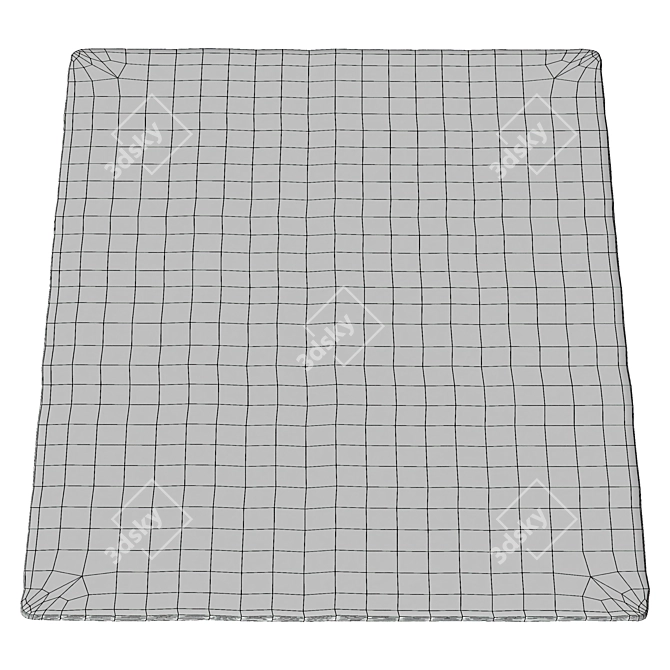 Elegant BLOCCHI Rug 3Ds Max 3D model image 3