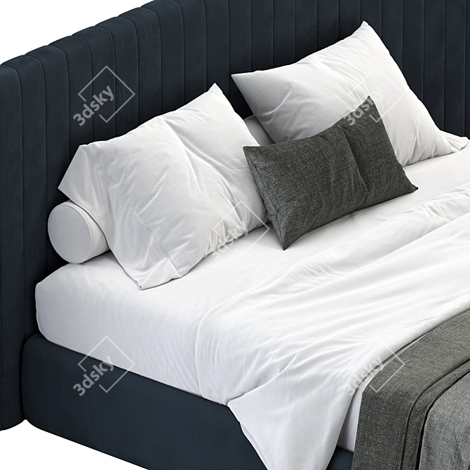 Bolzan Letti Maison Bed Luxe 3D model image 2