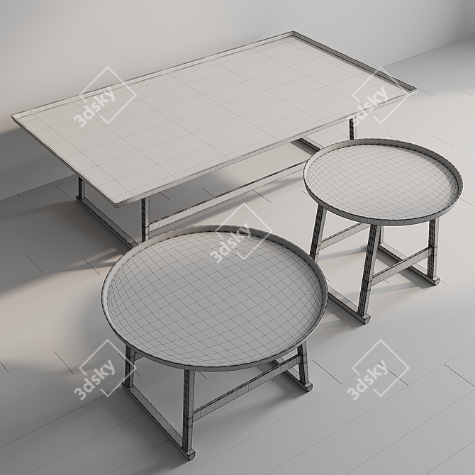 Modern Maxalto Recipio 14 Table 3D model image 3