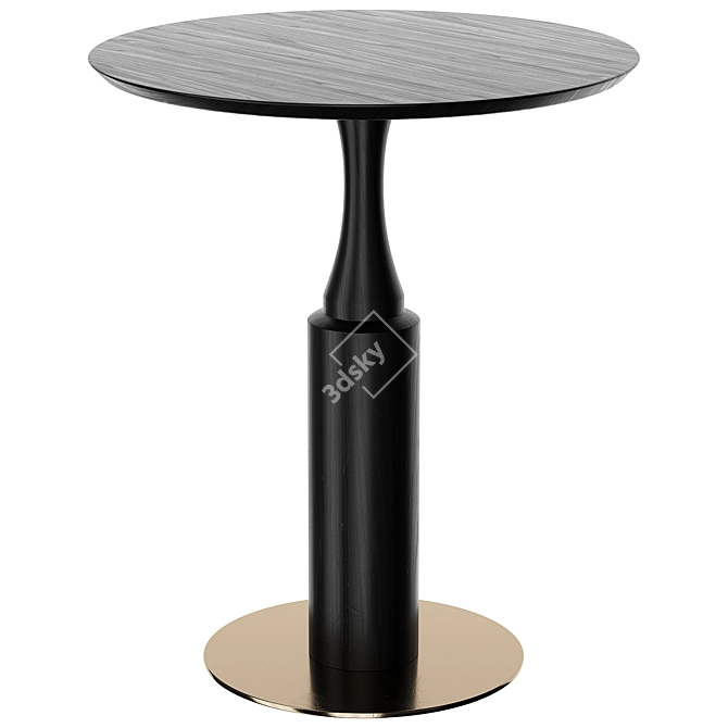 Modern Twirl Bar Table Showcase 3D model image 4