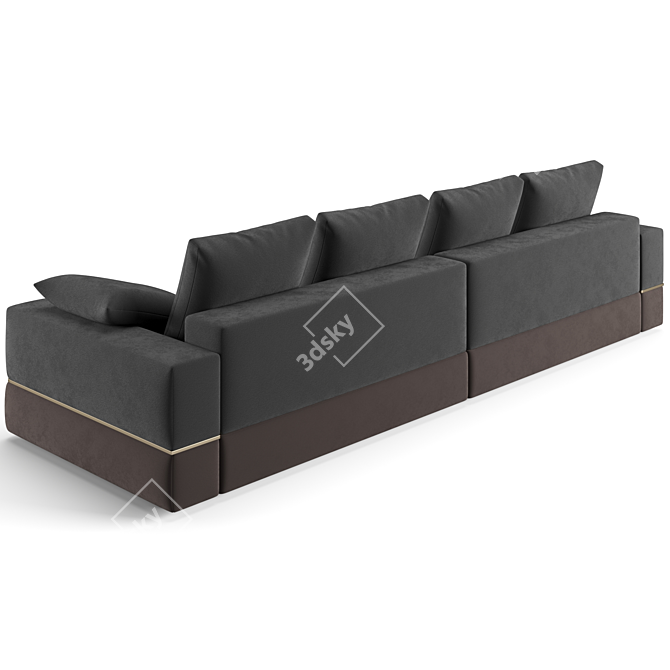 Luxence Maxime Luxury Sofa 3D model image 6