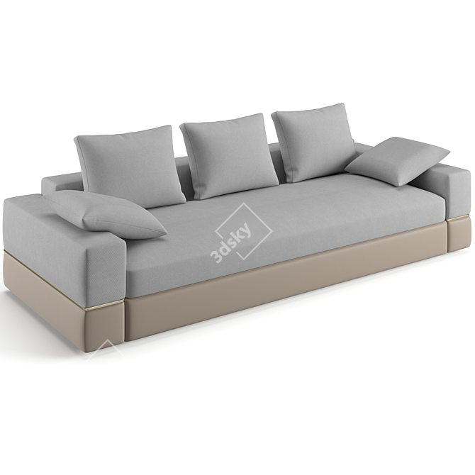 Luxence Maxime Luxury Sofa 3D model image 8
