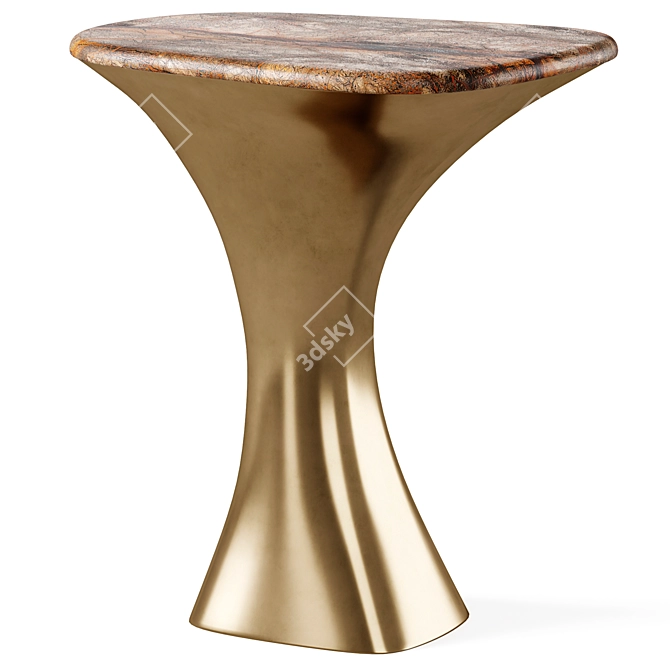 Modern Chic Side Table Design 3D model image 1