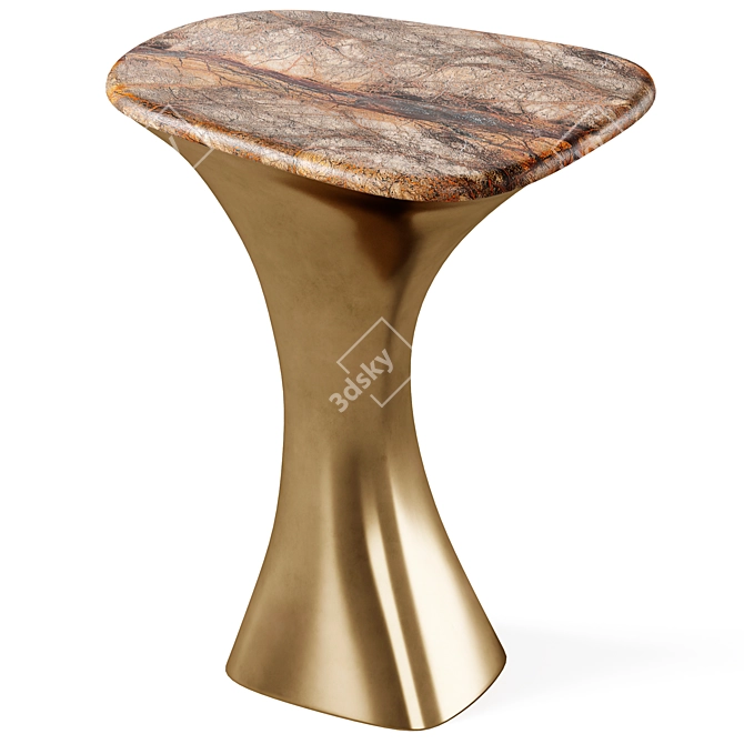 Modern Chic Side Table Design 3D model image 2